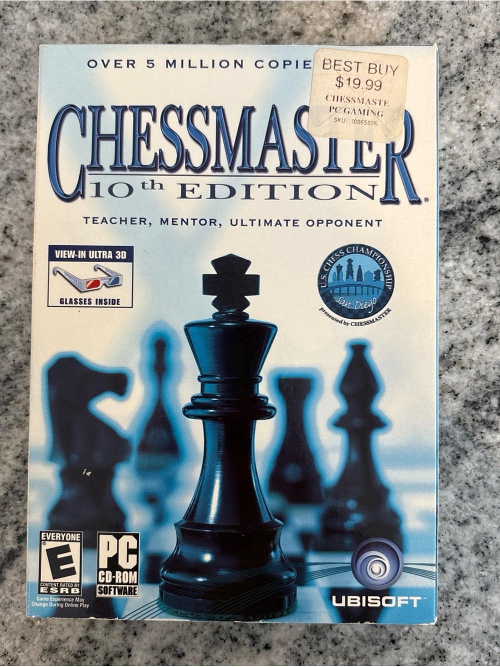 Chessmaster: 10th Edition (PC, 2004) 3 Discs And 3D Glasses - Missing Manual